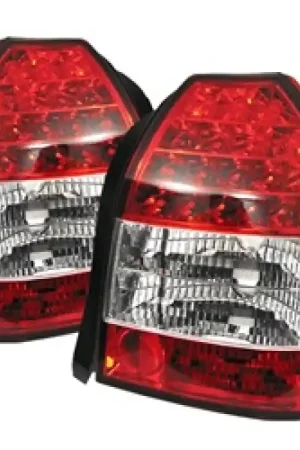 Must Have Spyder Honda Civic 96-00 3DR LED Tail Lights Red Clear ALT-YD-HC96-3D-LED-RC