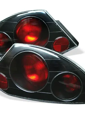 Spyder Mitsubishi Eclipse 00-02 Euro Style Tail Lights Black ALT-YD-ME00-BK Brand New