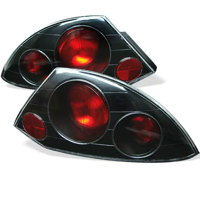 Spyder Mitsubishi Eclipse 00-02 Euro Style Tail Lights Black ALT-YD-ME00-BK Brand New