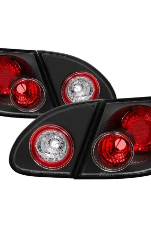 Spyder Toyota Corolla 03-08 Euro Style Tail Lights Black ALT-YD-TC03-BK Original