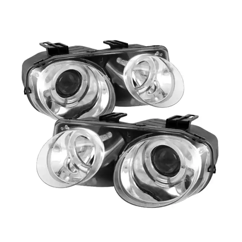 Spyder Acura Integra 98-01 Projector Headlights LED Halo -Chrome High H1 Low 9006 PRO-YD-AI98-HL-C Fresh Stock