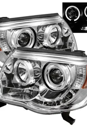 Spyder Toyota Tacoma 05-11 Projector Headlights LED Halo LED Chrome High H1 Low H1 PRO-YD-TT05-HL-C Shop Now