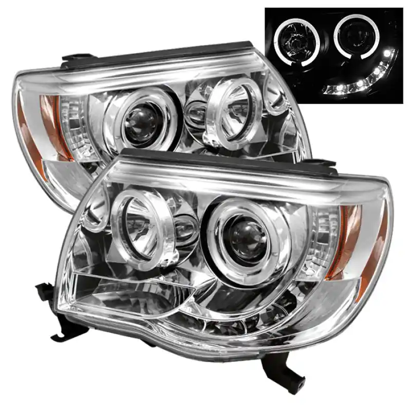 Spyder Toyota Tacoma 05-11 Projector Headlights LED Halo LED Chrome High H1 Low H1 PRO-YD-TT05-HL-C Shop Now