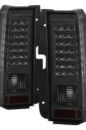 Must Have xTune Hummer H3 06-09 ( Non H3T ) LED Tail Lights Smoke ALT-ON-HH306-LED-SM