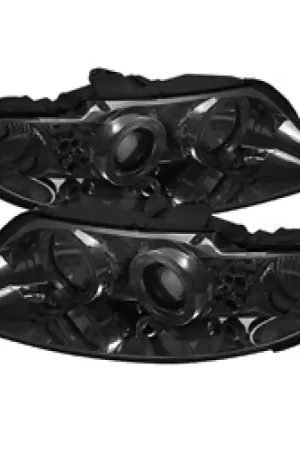 Spyder Pontiac GTO 04-06 Projector Headlights LED Halo LED Smoke High H1 Low H1 PRO-YD-PGTO04-HL-SM Brand New
