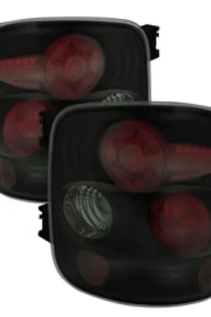 Spyder Chevy Silverado Stepside 99-04 Euro Style Tail Lights Black Smoke ALT-YD-CS99STS-BSM Weekend Sale