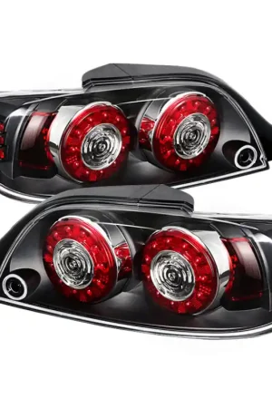 xTune Mazda Rx-8 04-08 LED Tail Lights Black ALT-ON-MRX804-LED-BK Secure Checkout