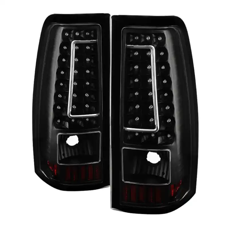 Factory Price xTune Chevy Silverado 1500-2500-3500 03-06 C-Shape LED Tail Lights Black ALT-ON-CS03-G2-LED-BK