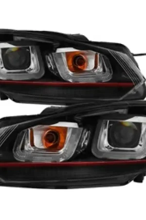 Spyder Volkswagen Golf / GTI 10-13 Version 3 Projector Headlights - Black PRO-YD-VG10V3R-DRL-BK Get Yours