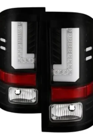 Price Drop Spyder GMC Sierra 2016-2017 Light Bar LED Tail Lights - Black ALT-YD-GS16-LED-BK