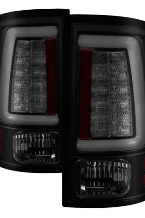 Place Order Spyder 09-16 Dodge Ram 1500 Light Bar LED Tail Lights - Black Smoke ALT-YD-DRAM09V2-LED-BSM