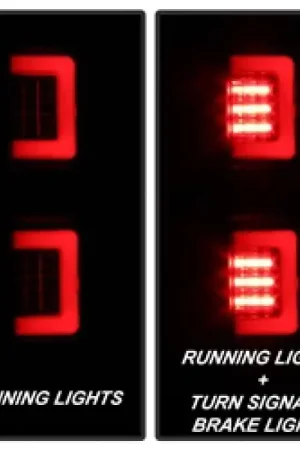 Hot Picks Spyder 09-14 Ford F150 V2 Light Bar LED Tail Lights - Blk Smoke (ALT-YD-FF15009V2-LBLED-BSM)