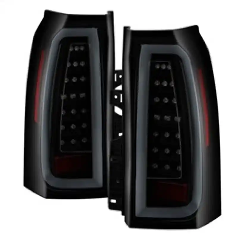 Spyder Chevy Tahoe / Suburban 15-17 LED Tail Lights - Black Smoke (ALT-YD-CTA15-LED-BSM) Same Day Shipping