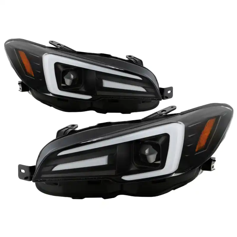 Spyder Subaru Impreza WRX 15-20 Halogen High-Power LED Headlights- Black PRO-YD-SWRX15HALAP-SBSEQ-BK Best Seller