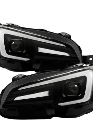 Spyder Subaru Impreza WRX 15-20 LED High-Power LED Headlights-Black PRO-YD-SWRX15LEDAP-SBSEQ-BK Buy Online