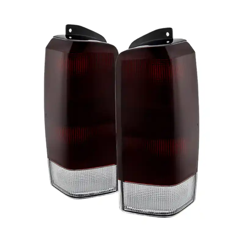 Limited Offer xTune Jeep Cherokee 1997-2001 OEM Style Tail Lights Red Smoked ALT-JH-JC97-OE-RSM
