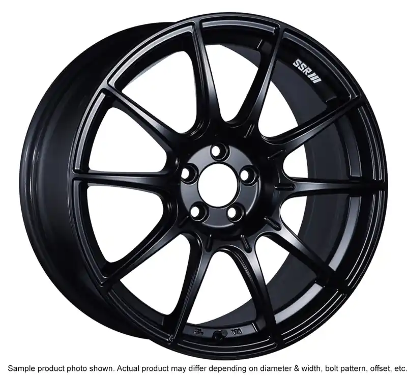 SSR GTX01 19x9.5 5x114.3 35mm Offset Flat Black Wheel 04-08 TL / 93-98 Supra Top Rated
