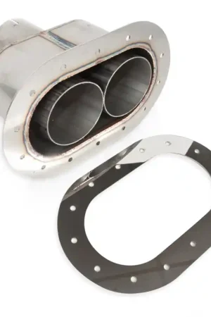 Clearance Stainless Works Oval Through-Body Tip With Tubes