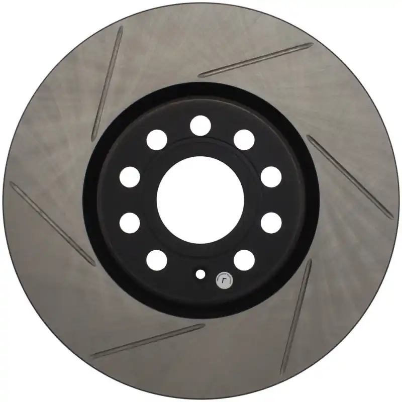 One Day Deal StopTech Power Slot 06-10 Audi A3 / 08-10 TT / 06-09 VW GTI Mlk V/Passat Right Front Slotted Rotor
