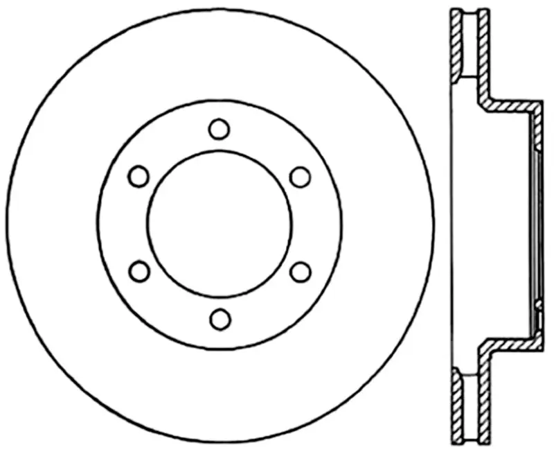 Handmade StopTech Power Slot 05-09 Toyota Tacoma/03-09 4 Runner Slotted Left Front Cryo Rotor