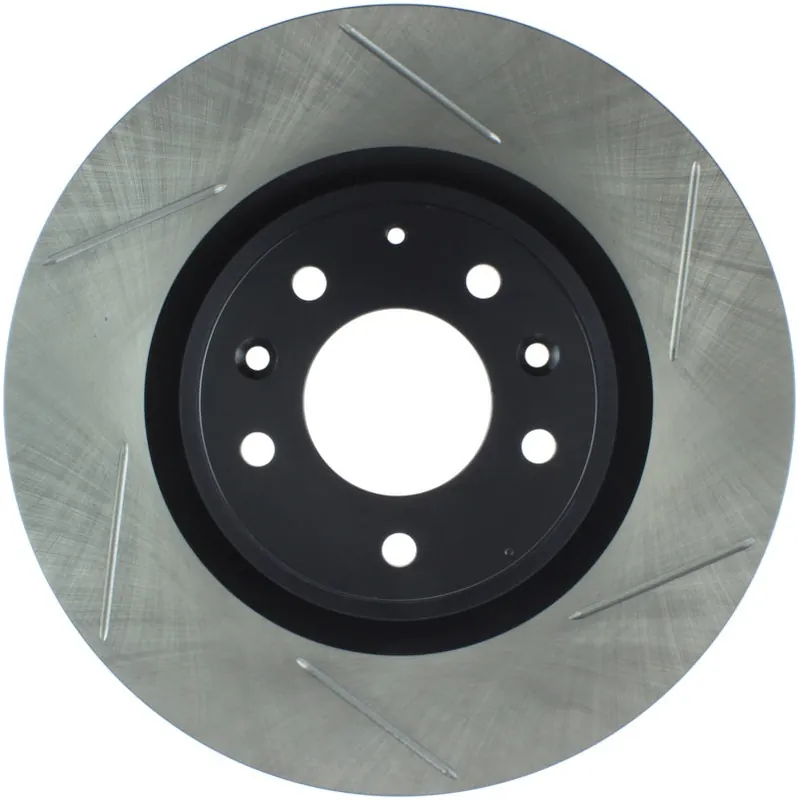 StopTech Power Slot 2003+ Mazda RX8 Slotted Left Front Rotor - SPORT SUSPENSION ONLY High Quality