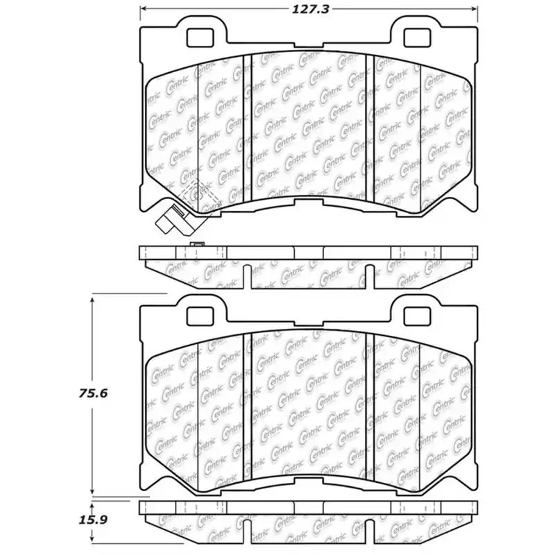 StopTech Street Touring 09-13 Infiniti FX35/FX37/FX45/FX50/08-13 G37 Front Brake Pads Luxury