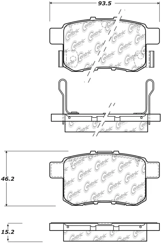 Hot Picks StopTech Sport Performance 11-17 Honda Accord Rear Brake Pads