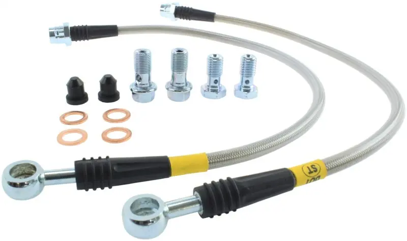 StopTech 98-06 Golf 1.8 Turbo/VR6/20th Ann Front Stainless Steel Brake Line Kit Grab Now