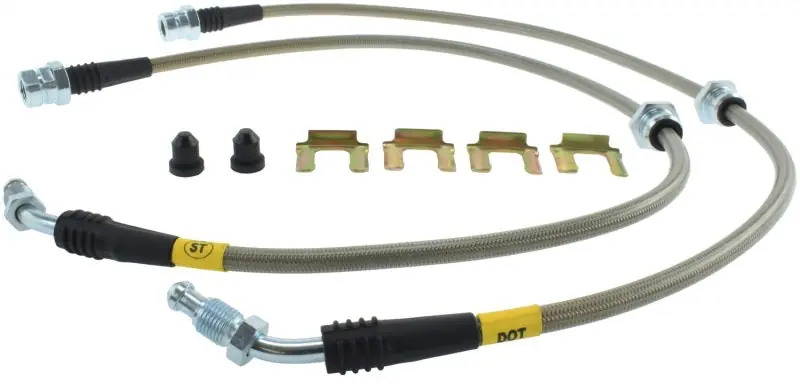 StopTech 04 VW Golf R32 AWD Front Stainless Steel Brake Line Kit Free Delivery