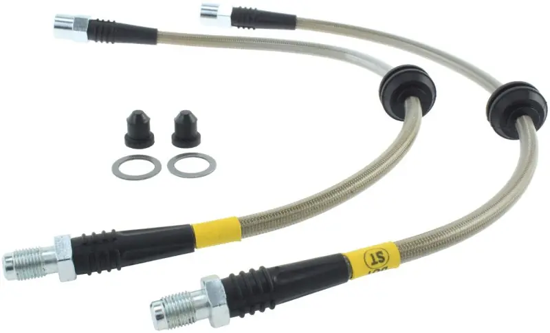 StopTech 08-10 Mini Cooper Stainless Steel Rear Brake Lines Final Sale