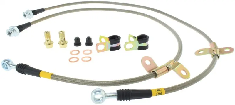 StopTech 07-08 Infiniti G35 / 09 G37 / 09 Nissan 370Z Front Stainless Steel Brake Lines Reduced Price