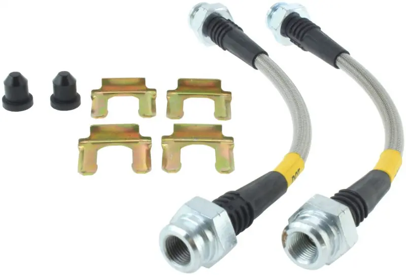 StopTech 2/89-96 Nissan 300ZX (Exc Turbo)/6/89-96 300ZX Turbo Stainless Steel Rear BBK Brake Lines Holiday Sale