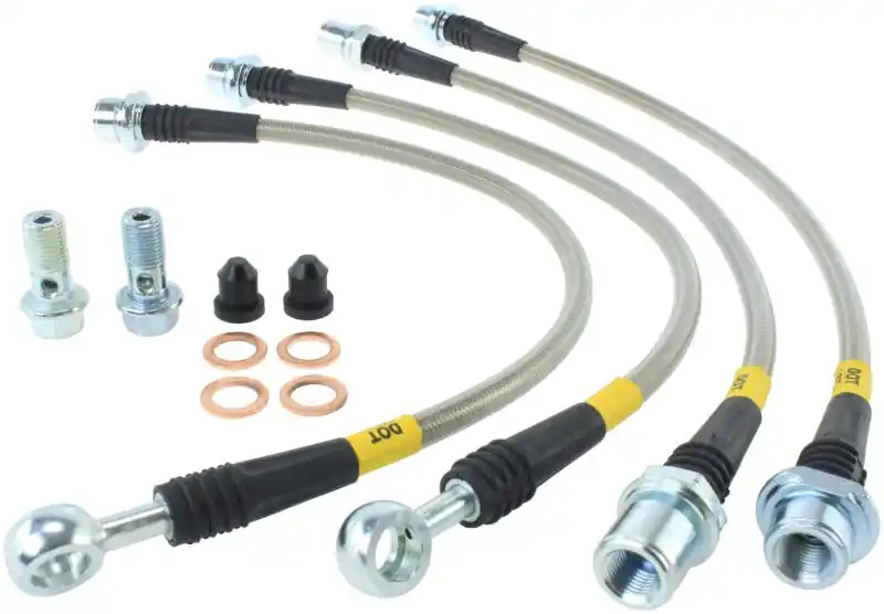 StopTech Toyota 08-10 Land Cruiser/07-11 Tundra Rear Stainless Steel Brake Line Kit No Minimum Order