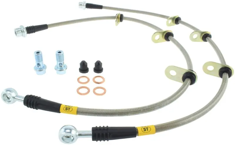 StopTech 08-12 Toyota Sequoia Rear Stainless Steel Brake Lines Money Back Guarantee