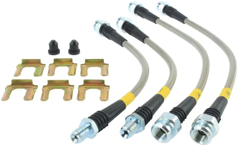 Seasonal Sale StopTech 4/90-99 Mitsubishi 3000GT Stainless Steel Front Brake lines