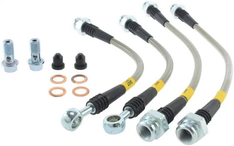 Worldwide Shipping StopTech 04-06 Pontiac GTO Stainless Steel Rear Brake Lines