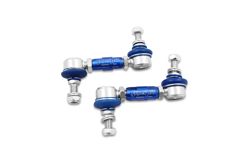 Direct From Manufacturer SuperPro 2004 Lexus RX330 0 Rear HD Adjustable End Link Set (10mm Studs 100mm-120mm Length)