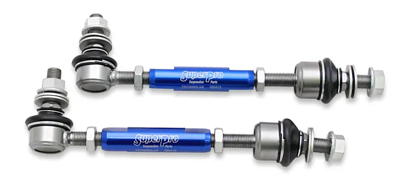 SuperPro 2003 Lexus GX470 Base Rear HD Adjustable End Link Set - 12mm Studs Authentic