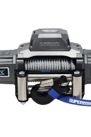 Superwinch 12000 LBS 12V DC 3/8in x 85ft Wire Rope SX 12000 Winch - Graphite Brand New