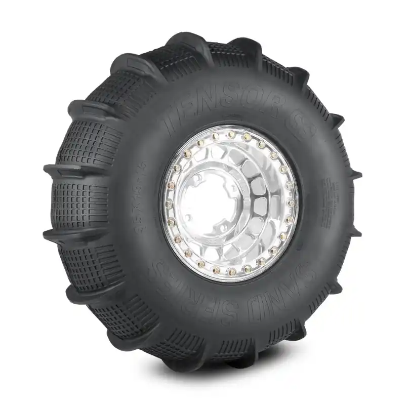 Tensor Tire Sand Series Hard Compound Rear Tire - 33x13 (Wheel Diam. 15) - 14 Paddles 1in Instant Buy