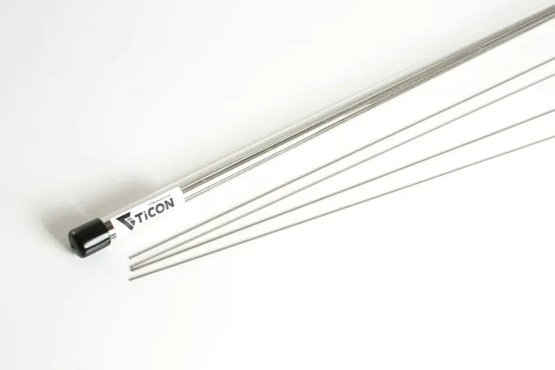 Ticon Industries 39in Length 1/4lb 1mm/.039in Filler Diamter CP1 Titanium Filler Rod Time-Limited