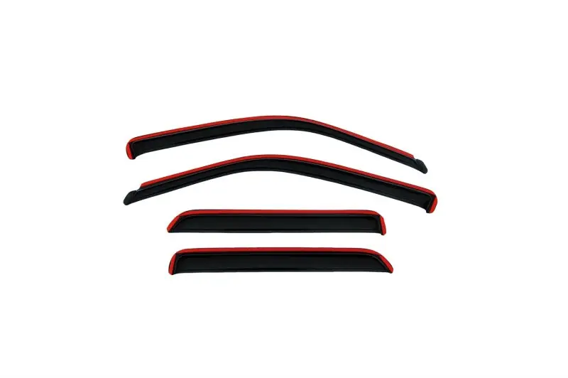 Original AVS 08-12 Ford Escape Ventvisor In-Channel Front & Rear Window Deflectors 4pc - Smoke