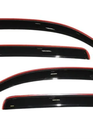 Today Only AVS 05-15 Toyota Tacoma Double Cab Ventvisor In-Channel Front & Rear Window Deflectors 4pc - Smoke