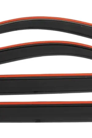 Limited Offer AVS 09-14 Ford F-150 Supercrew Ventvisor In-Channel Front & Rear Window Deflectors 4pc - Smoke