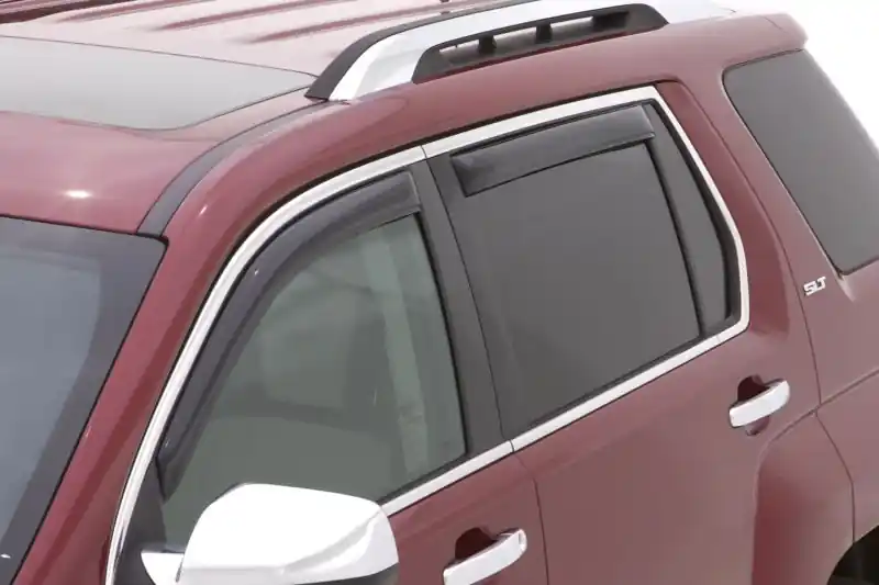 Discount AVS 10-17 GMC Terrain Ventvisor In-Channel Front & Rear Window Deflectors 4pc - Smoke