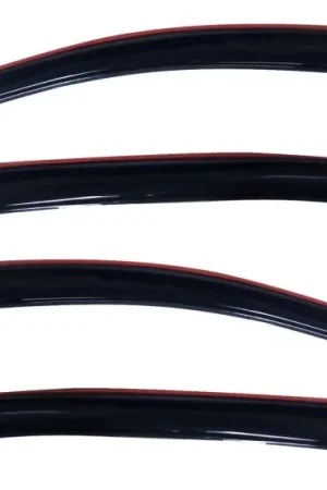 Flash Sale AVS 10-18 Ford Taurus Ventvisor In-Channel Front & Rear Window Deflectors 4pc - Smoke