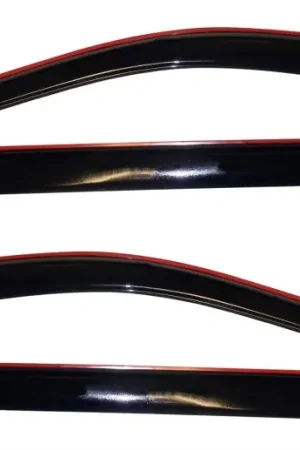 Next Day Delivery AVS 11-18 Jeep Grand Cherokee (Not L Model) Ventvisor In-Chnl FRT & RR Window Deflectors 4pc - Smoke