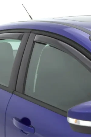 Latest AVS 12-18 Ford Focus Ventvisor In-Channel Front & Rear Window Deflectors 4pc - Smoke