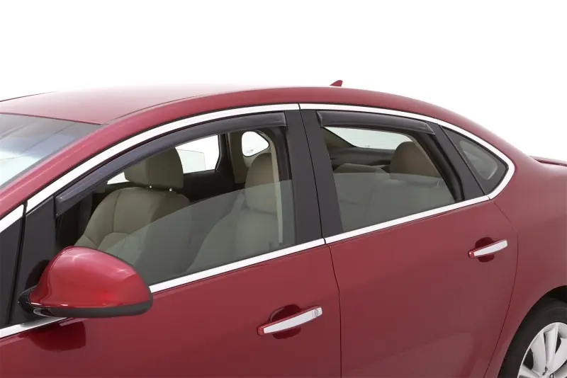 Instant Buy AVS 12-17 Buick Verano Ventvisor In-Channel Front & Rear Window Deflectors 4pc - Smoke