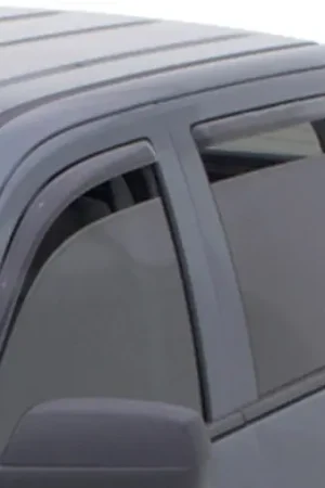AVS 15-18 Chevy Silverado 2500 Ext. Cab Ventvisor Front & Rear Window Deflectors 4pc - Smoke Direct From Manufacturer